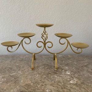 5 Candle Holder - Gold